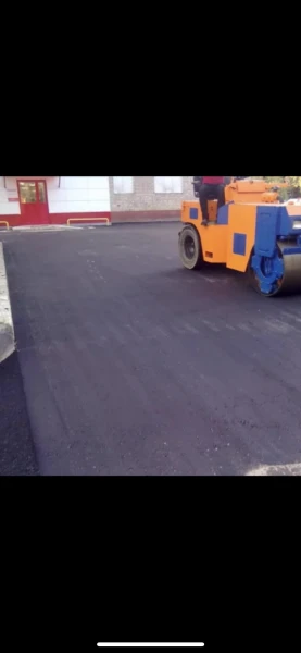 Фото Укладка асфальта асфальтирование дорог 