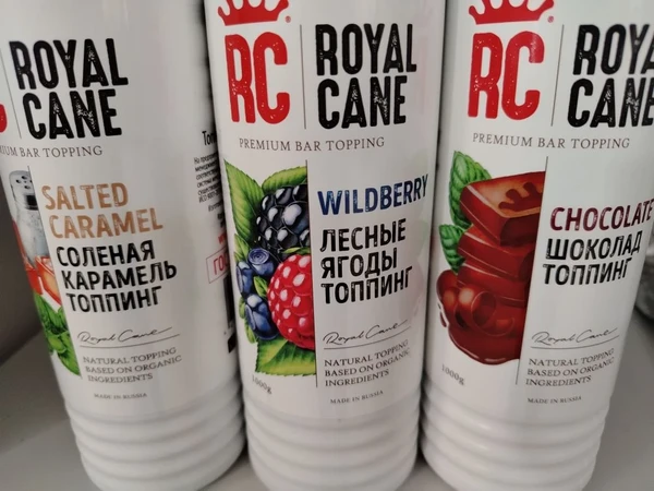 Фото Топпинги в большом ассортименте RoyAl Cane