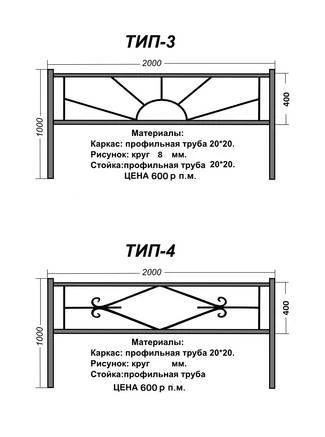 Фото Ограды ритуальные.