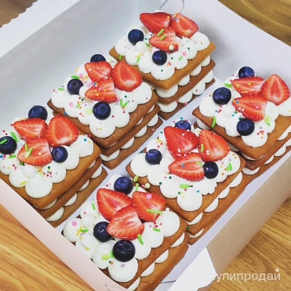 Фото Медовые пирожные