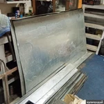 Фото №2 ЛИСТЫ - КРЫШКИ оцинкованные, толщина 0,9-1мм, размеры: 1м*2м., 2 штуки