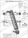 фото Гидроцилиндр ЭО-3323А, ЕК-12, 14, 18, ЦГ-60.30х203.11-01