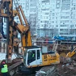 Буронабивные сваи, шпунты, буровая установка Bauer