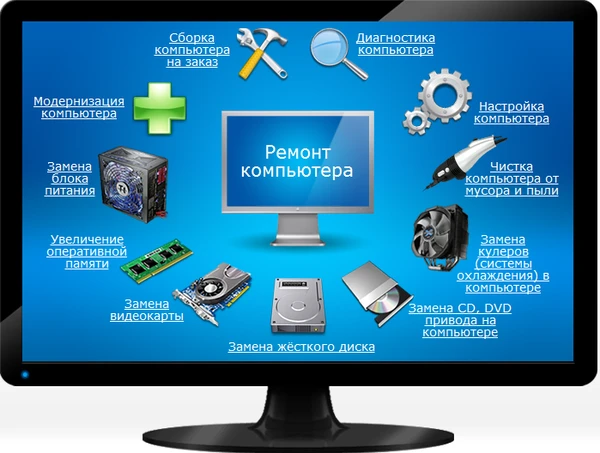 Фото Ремонт компьютеров Ремонт ноутбуков установка Windows wifi