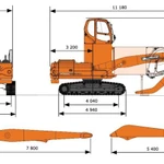 Фото №2 Гусеничный перегружатель Develon DX300MH Doosan