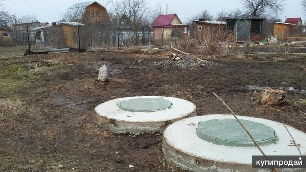 Фото Септик из бетонных колец, Канализация