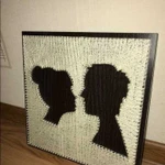 Нитяная графика / string art