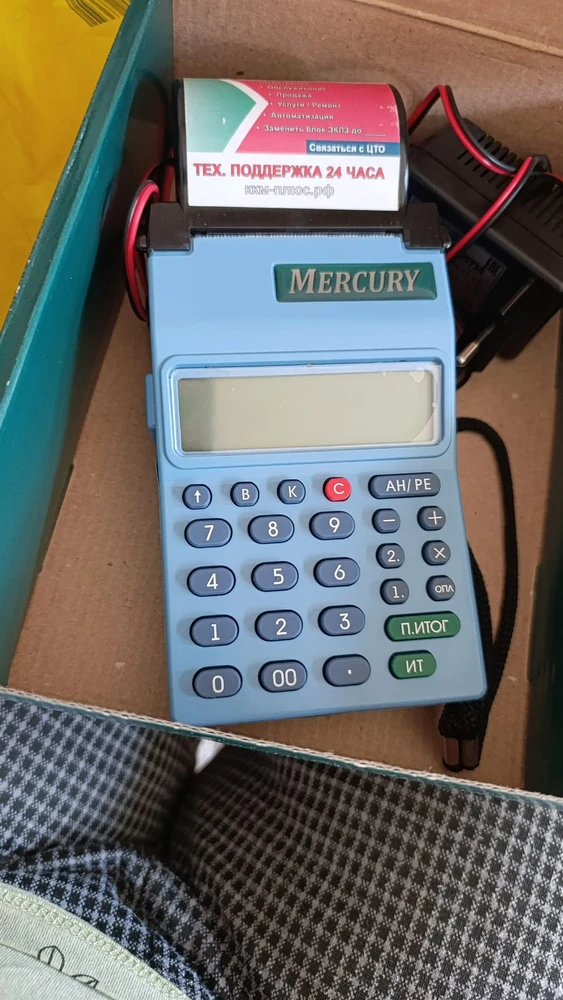 Фото Контрольно-кассовый аппарат Меркурий 180, новый.