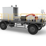 фото Насосный агрегат АН-50 с краном НБ40, дизельный двигатель ЯМЗ 236М2, на прицепе (металлический настил)