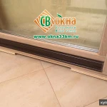 Фото №3 Деревянные окна для бани из лиственницы и дуба