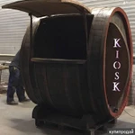 Фото №3 Изготавливаем торговый круглый киоск-бочка
