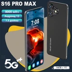 фото Новая глобальная версия S16 Pro Max 5G 7,3-дюймовый HD-экран, 16 ГБ + 1 ТБ, Qual