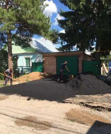 Фото Укладка асфальта