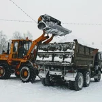 Уборка снега с вывозом и без (трактор, самосвал)