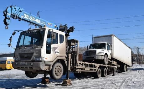 Фото Перевозка спецтехники самопогрузчиком