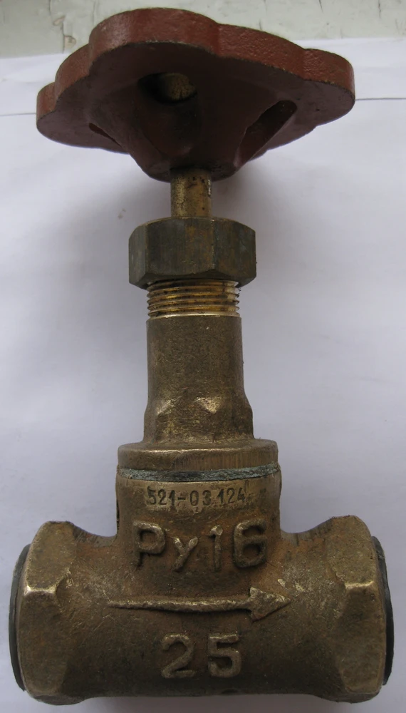 Судовой клапан Ду25 Ру16 ч.521-03.124 бронза