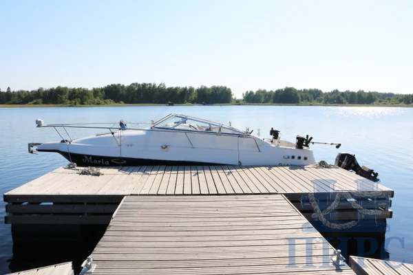 Фото Понтон на стальной раме для пирса, яхтенного причала