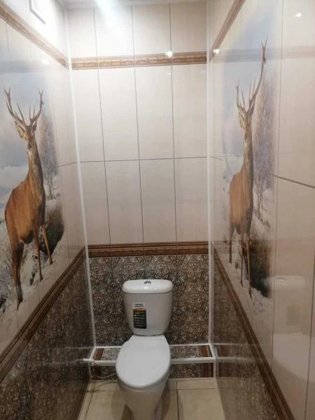 Фото Отделка ванны и туалета пвх панелями