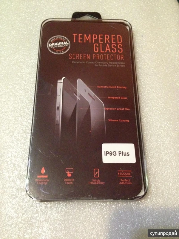 Фото Закаленное Защитное стекло-iPhone 6 Plus