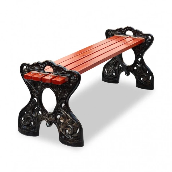 Фото Банкетка чугунная «КАМЕЛИЯ» (1,5 м)