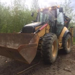 Аренда экскаватора-погрузчика CAT434E равноколесник