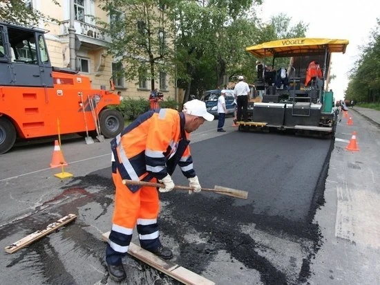 Фото Асфальтирование, уклада асфальта