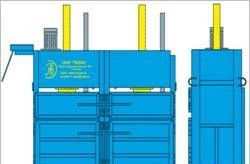 Фото Двухкамерный пакетировочный пресс для ТБО