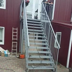 фото Изготовление, монтаж пожарных эвакуационных лестниц