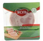 фото Ветчина из курицы нарезка халяль "Эколь" 2,7% 250 г.