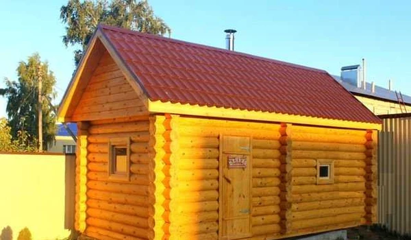 Фото Баня из бревна 3x5 под ключ