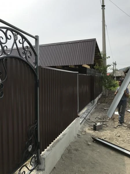Фото Строительство заборов