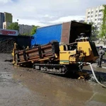 Гнб (Горизонтальное бурение) прокол. Водопровод