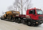 фото Перевозка негабаритных грузов тралом.