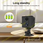 Фото №7 Mини-кaмера видeoнаблюдения 4G 3000 мАч 3 Мп 1080Р Full-HD датчик движения