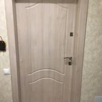 Фото №4 Замена МДФ панели на металлическую входную дверь