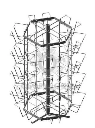 Фото СТ.НС.13 Стенд настольный вращающийся 24 кармана CD\DVD
