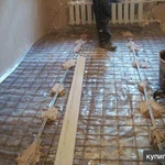 Фото №7 Сетка стеклопластиковая композитная 2,5мм 55м, ячейка 50*50мм для бетонирования