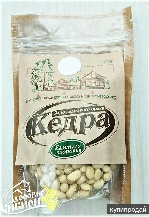 Фото Ядро кедрового ореха, 100 гр (родовые поместья Сибири)
