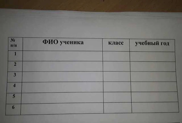 Фото Таблички для учебников