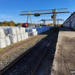 Фото №10 Перевалка груза, погрузка разгрузка вагонов полувагона ст Гатчина Т. Балтийскаяи