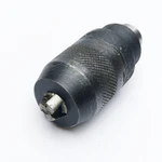 фото Патрон сверлильный трехкулачковый бесключевой , самозажимной 6-В 12-2 посадка в12 , от 0,5 до 6мм биение 0,15