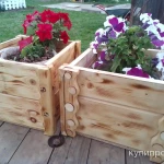 Фото №3 Кашпо деревянное