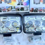 фото Туманки Мощные Яркие 192 ватт (2 шт) 12-24 вольт