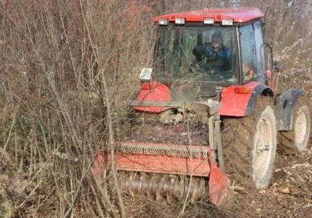 Фото Мульчер Seppi M Midiforst DT 200 на трактор МТЗ 1523