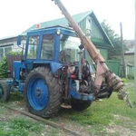 Аренда ямобура на базе трактора Беларус
