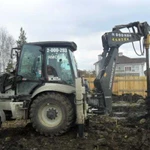 Экскаватор-погрузчик JCB/HMK+ Ямобур+Гидромолот