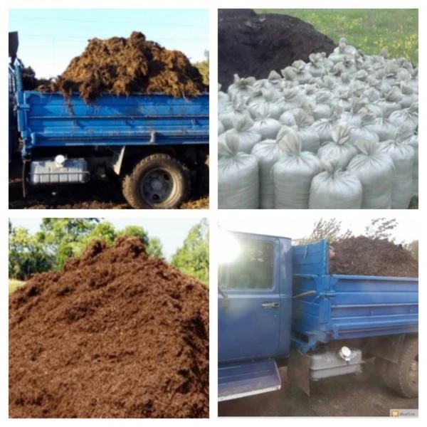 Фото навоз,торф, грунт, чернозем в мешках и навалом