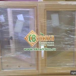 Фото №2 Деревянные окна для бани из лиственницы и дуба