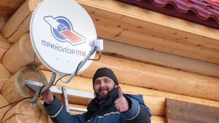 Фото Установка спутниковых антенн