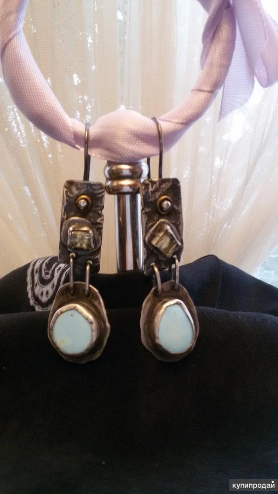 Фото Серьги «Полярное этно»